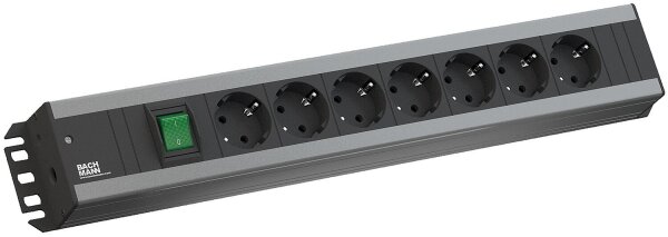 Bachmann Handwerkerleiste 7x Steckdose mit Schalter