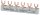 Sammelschiene EV-S G 3.6.120, 10 mm², Gabel, 3-phasig