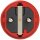 Schutzkontaktstecker Vollgummi (rot/schwarz)
