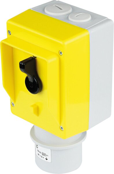 Ein-Ausschalter Isogekapselt ohne Bodendurchbruch mit CEE-Gerätestecker CGD1 A 516/6H-CT8/2-S-GSX