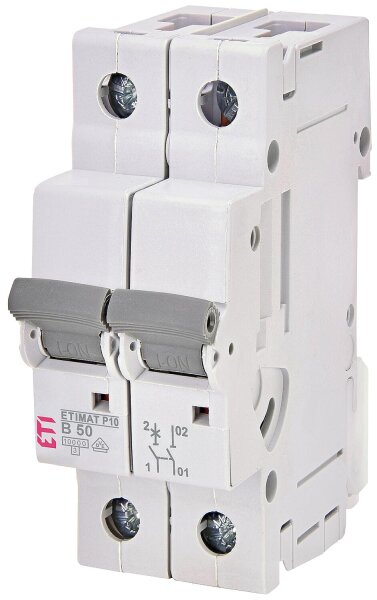 ETI Leitungsschutzschalter ETIMAT P10 1-polig + N, 10kA, B50, REG