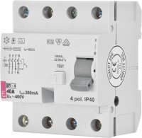ETI FI-Schalter EFI-P4, 4-polig, 25A, 0,5A, Typ A,...
