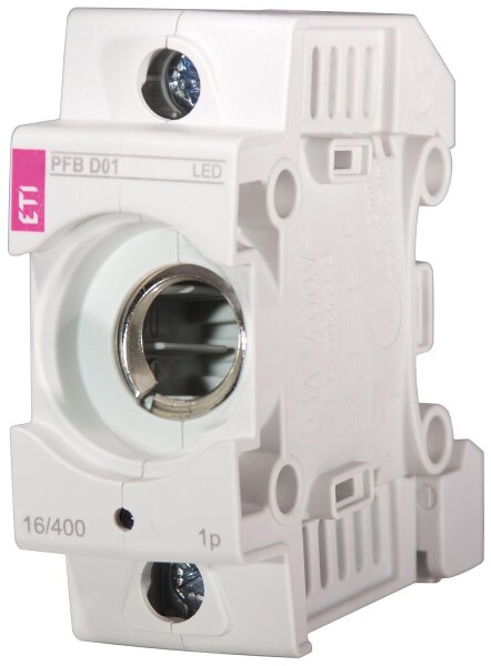 ETI Neozed D01 Sicherungssockel 1-polig mit LED, PFB D01 1p LED, REG