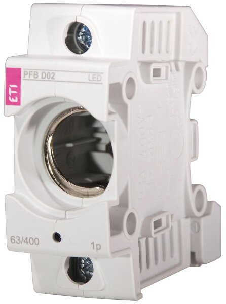 ETI Neozed D02 Sicherungssockel 1-polig mit LED, PFB D02 1p LED, REG