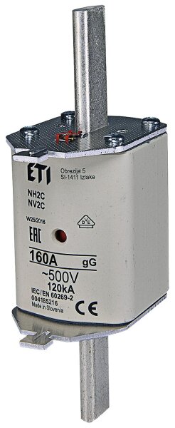 ETI NH Sicherung NH2C gG 160A/500V, VPE 3