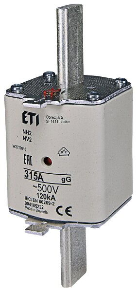 ETI NH Sicherung NH2 gG 315A/500V, VPE 3