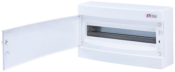 Kleinverteiler Aufputz, 1-reihig, 18 Module