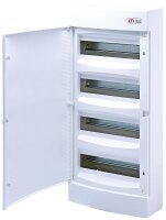 Kleinverteiler Aufputz, 4-reihig, 48 Module