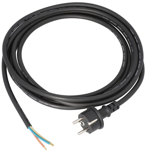 Schutzkontakt Anschlussleitung H05RR-F, 3x1,5mm², 10m