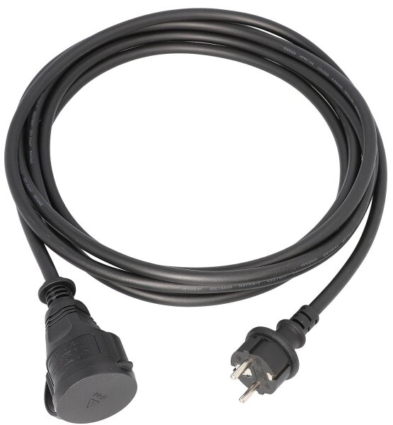 Verlängerungskabel Gummi H07RN-F 3x1,5mm², 25m, schwarz
