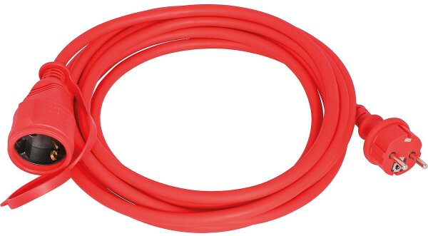 Verlängerungskabel Gummi H07RN-F 3x1,5mm², 5m, rot