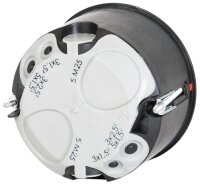 HW Gerätedose BS3700TC, für Holzbau Ø 68mm, t=62mm, m. Leitungs- u. Rohreinführung