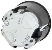 HW Gerätedose BS3700TC, für Holzbau Ø 68mm, t=62mm, m. Leitungs- u. Rohreinführung