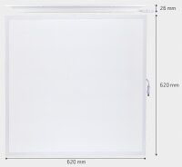 LED Panel - 40W 4000lm 4000K, 620x620mm - Lifud Netzteil...