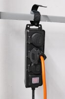 Std-Verteiler 3fach 2m H07RN-F3G1.5 schwarz, mit...