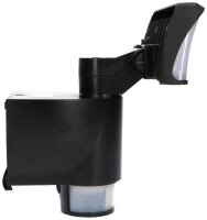LED Strahler mit Bewegungsverfolgung IP44 18 W 1400 lm 4000 K Schwarz