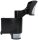 LED Strahler mit Bewegungsverfolgung IP44 18 W 1400 lm 4000 K Schwarz
