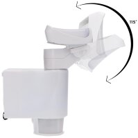 LED Strahler mit Bewegungsverfolgung IP44 18 W 1400 lm 4000 K Weiß