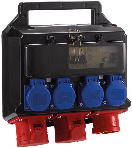 Mobile Steckdosenverteilung KV402016 2x400V/16 A 4x230/16 A