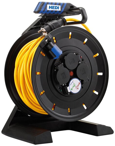 Vollkunststoff-Kabeltrommel Generation 7 Champion Panzerkabel H07BQ-F 3G1,5 Länge 40 m