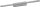 Wandleuchte, LED 13,03W, 136LED Aluminium, Beleuchtung einseitig