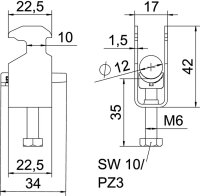 Bügelschelle BS-H1-K-22 FT