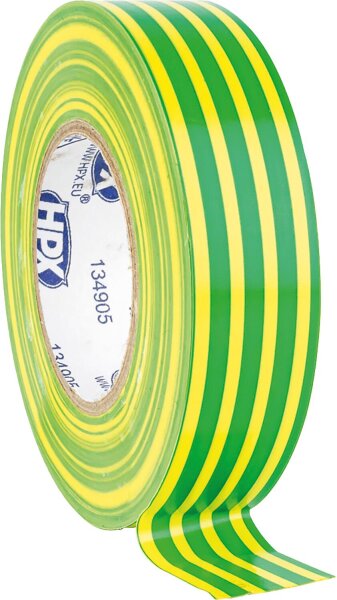 Isolierband 19 mm grün-gelb VPE = 20 Meter
