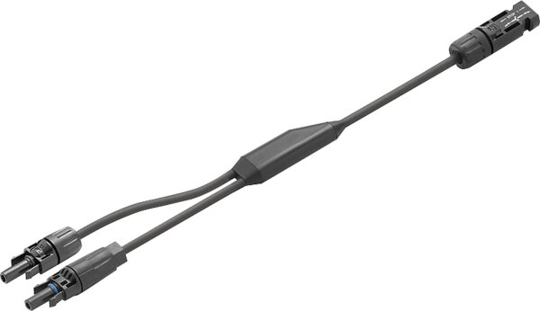 Photovoltaik Y-Verbindungskabel, 1x MC4 Male, 1x WM4 C Female, 1x MC4-Buchse