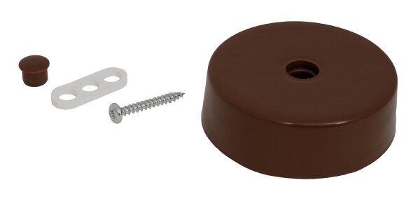 Deckenverteiler, braun, Ø 65mm, Höhe 23mm, LDV 65