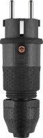 2K Schutzkontakt-Stecker Prof., Elamid-2K, schw., IP54,...