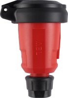 Elamid Schutzkontakt-Kuppl. Hightech, rot, selbstschl.,...