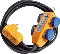 Schutzadapterkabel brennenstuhl® FI IP 54 mit...