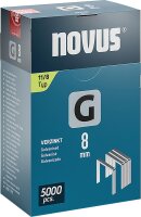 Flachdrahtklammer Novus Typ G 11/8 verzinkt VPE: 5000...