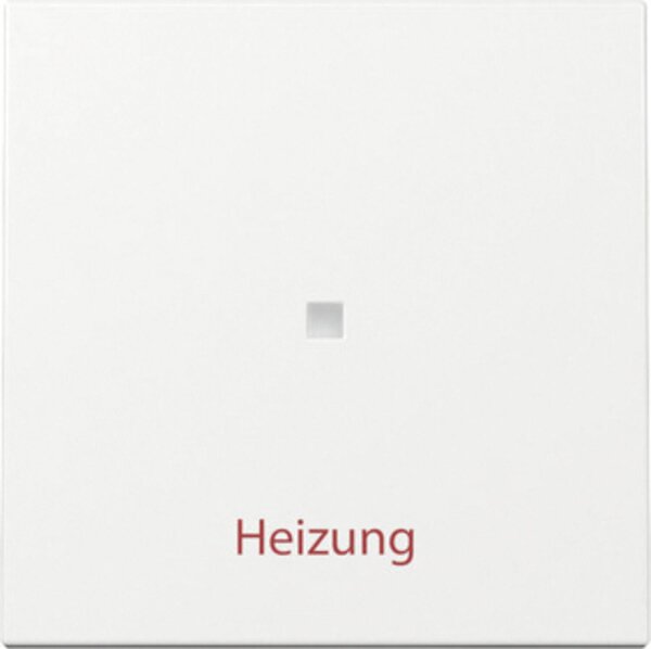 Wippe Heizung Ein/Aus, Kontrollfenster, rws glz, System 55, 367803