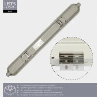 LED-Feuchtraumleuchte TL2400 LedsLight, 15W,2400...