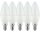 LED-Kerzenlampen-Set LEDs Light Basic - Kerzenform C37 E14 4,5W 470lm 2700K Opal - VPE5