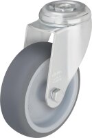 Lenkrolle LKRA TPA 80G Gummi-Laufbelag, Rad-Ø 80...