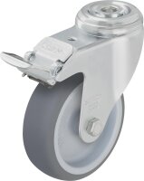 Lenkrolle m. Feststeller aus Stahl LKRA TPA 80G-FI,...