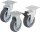 Lenkrolle LPA-TPA 50G Tragfähigkeit 50 kg, Rad-Ø 50mm, Plattengröße 60x60mm