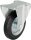 Vollgummi-Bockrolle BE-VE 100R, Tragfähigkeit 70kg, Rad-Ø 100mm, Plattengröße 100x85mm