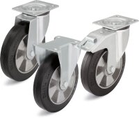 Schwerlast Lenkrolle,Vollgummireifen L-ALEV...