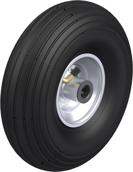 Luftreifen mit Rillenprofil P 261/20-75R,Tragfähigkeit 150kg, Rad-Ø 260mm,Achsloch-Ø 20mm