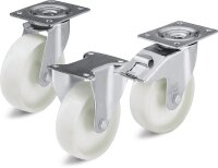 Kunststofflenkrolle aus Polyamid/Stahl LE-PO...