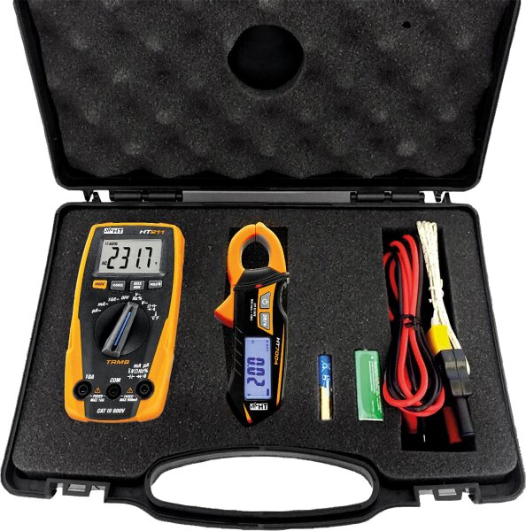 Messgeräte Set HT e-KIT Multimeter HT211 + Stromzange HT7004