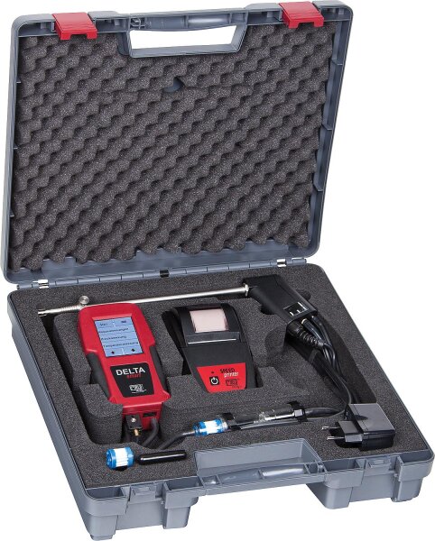 Abgasanalysegerät DELTASmart E-Modell-Set im Koffer