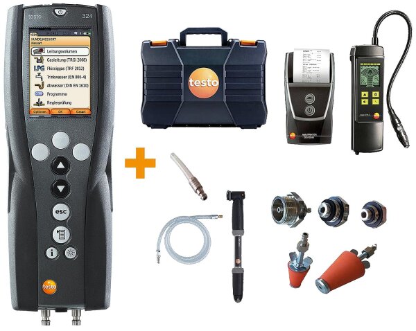 Druck- und Leckmengenmessgerät testo 324 Profi-Set  0563 3240 71