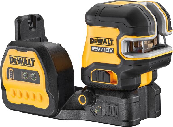 Akku-Kreuzlinienlaser DeWALT 18V DCE825NG18-XJ, 5-Punkt, grün, ohne Akkus und Ladegerät