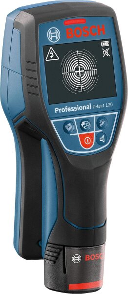 Akku-Ortungsgerät Bosch 12 V D-Tect 120 mit 1x 2,0 Ah Akku und Ladegerät