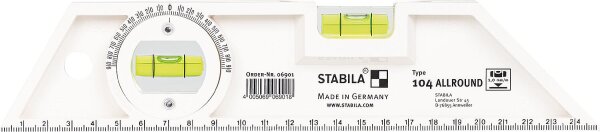 Wasserwaage Stabila Type 104 ALLROUND, 25 cm