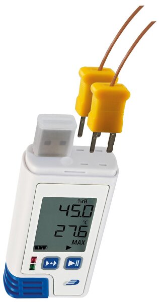 PDF-Datenlogger für Temperatur und Feuchte LOG210TC
